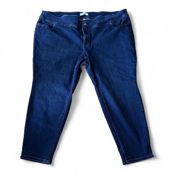 Lane Bryant 28 Petite button /zip stretch jean - Picture 1 of 2